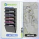 thumbnail image 3 of Organizador de archivos de pared MINDEPOT con 6 bolsillos, acrílico, negro, 3 of 8