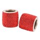 thumbnail image 2 of 2x Crystal Diamond Car Reposacabezas Reposacabezas Collares Anillos Decoraciones Rojo, 2 of 5