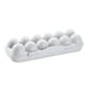 thumbnail image 2 of Apilable 12 Huevos / 18 Huevos Congelador Congelador Frigorífico Contenedor Organizador Bandeja Gris 12 Huevos, 2 of 5