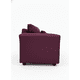 thumbnail image 4 of Sofa 2 Cuerpos Aurelia Tela Burdeo, 4 of 5
