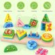 thumbnail image 3 of Juguetes para niños de 1 a 4 años, juguetes de madera para apilar, juguetes Montessori para niños de 1, 2 y 3 años, juguetes educativos tempranos para niños y niñas, regalos para niños de 1 a 4 años, 3 of 7
