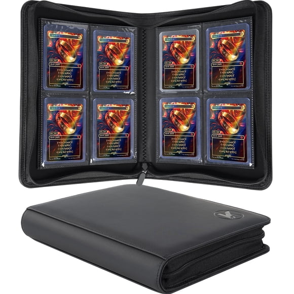 Carpeta Toploader KUOKING con capacidad para más de 12 cargadores de 3 x 4 pulgadas