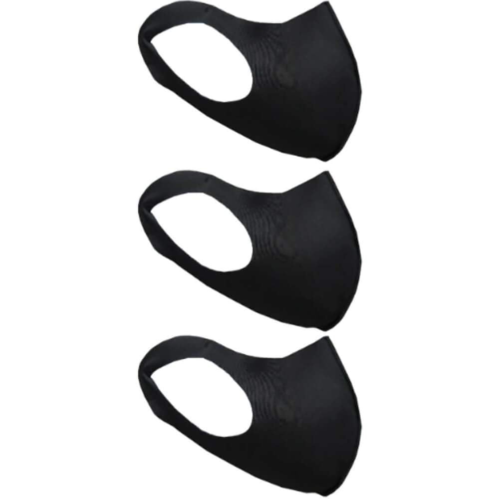 Mascarilla Facial Negra Reutilizable De 3 Piezas Kole Imports Mo202