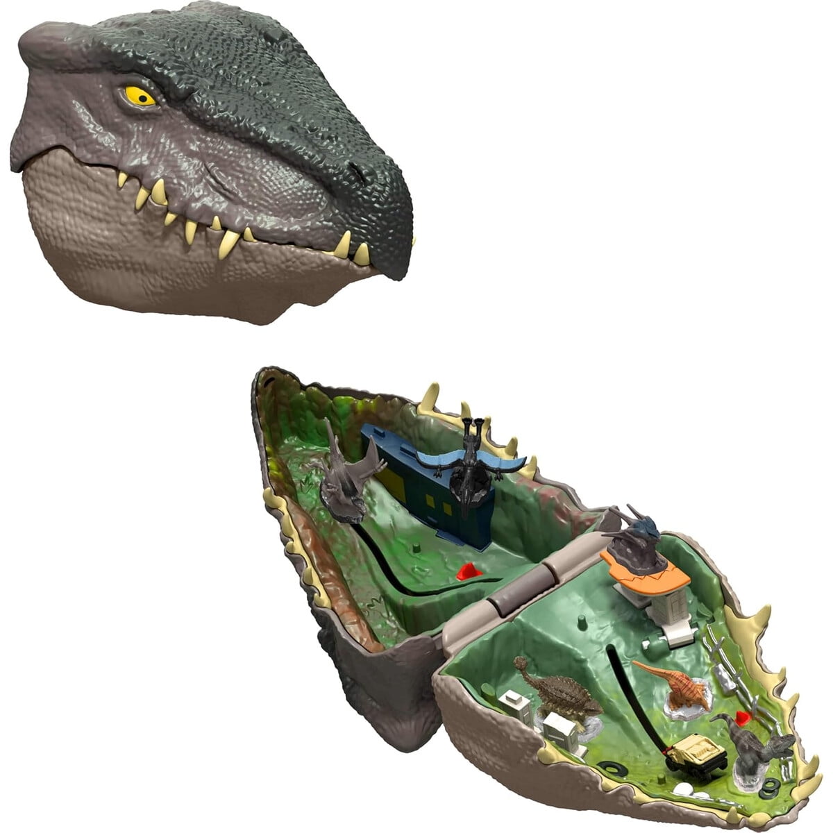 Playset Mattel Jurassic World Rebirth Micro Adventure Disto