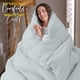 thumbnail image 4 of Edredón con relleno de edredón Utopia, cama king size, color gris claro, 4 of 7