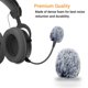 thumbnail image 3 of Paravientos Cubilux 5 unidades tipo deadcat de peluche para auriculares, 3 of 6