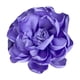 thumbnail image 5 of Broche de flores de tela, elegante broche para el cabello con flores, broche de flores de satén de color rosa para fiestas, banquetes, accesorios de r Violeta, 5 of 5