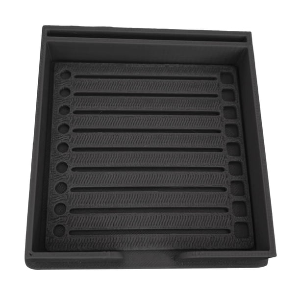 Soporte Para Notas Adhesivas Con Plantilla, Elegante Soporte Para Bloc De Notas Para Escritorio, Hogar, Escuela, Negro