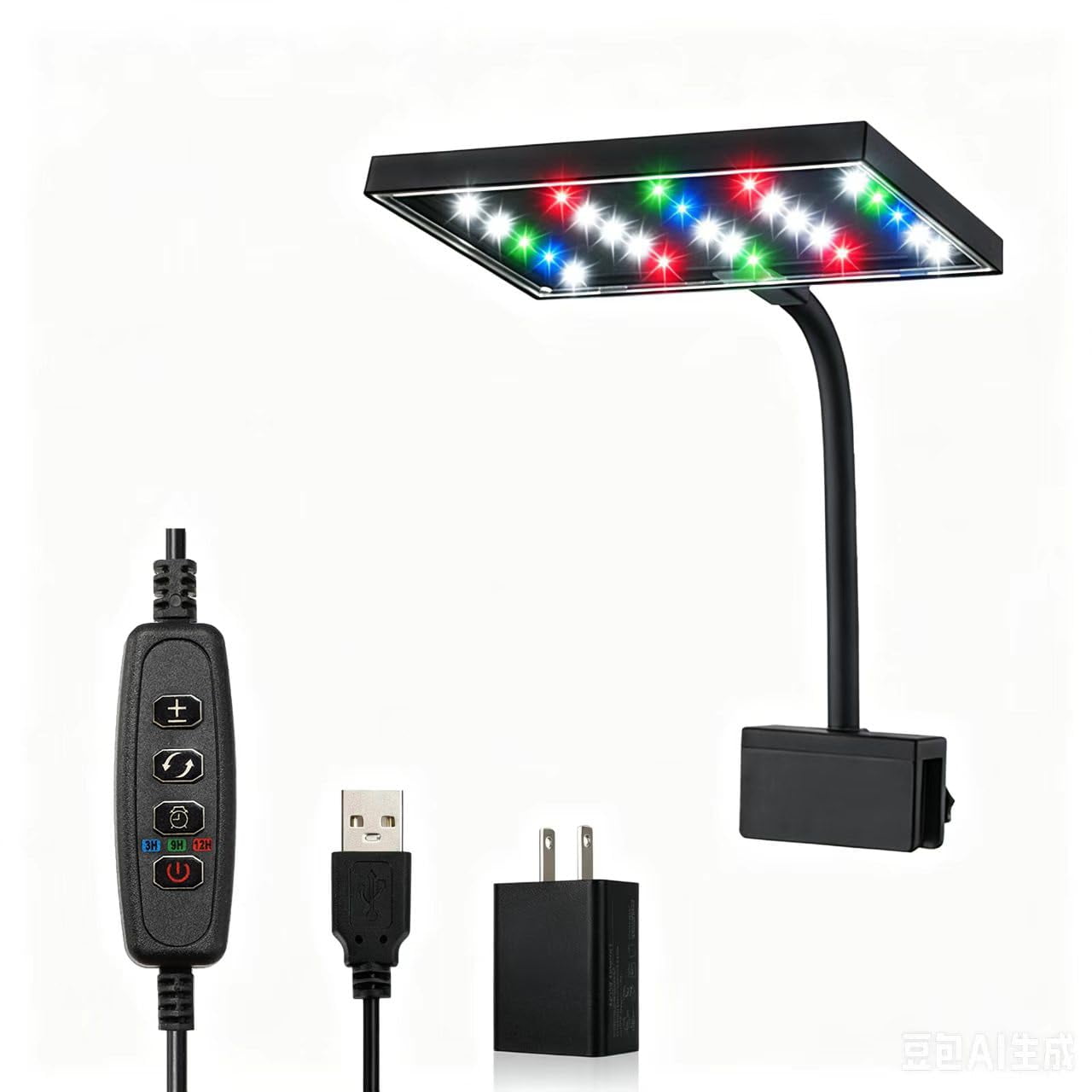 Luz LED para Acuario Carefree Fish RGBW 8W USB 5V
