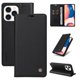 thumbnail image 1 of Funda Billetera de Cuero para iPhone 14 Pro Max con Tarjetero y Soporte - Tapa Magnética Negro, 1 of 6