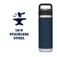 thumbnail image 2 of Botella de agua YETI Rambler 530 ml con aislamiento al vacío, color azul marino, 2 of 3