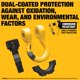 thumbnail image 4 of Shackle DEWALT DXBC8000-2KIT negro/amarillo 3/4 con 7/8 pines 4,7 t, 4 of 9