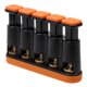 thumbnail image 2 of Ejercitador De Mano Para Principiantes De Guitarra, Entrenador Fortalecedor De Dedos, Naranja Y Negro, 2 of 3