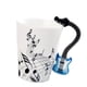 thumbnail image 4 of taza de cerámica taza de café con mango de guitarra regalo de música 400 ml guitarra azul 1, 4 of 5