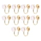 thumbnail image 2 of 10 Uds Clip En Pendientes Convertidores Metal Oreja Clips DIY Para Hombres Niñas Mujeres Oro, 2 of 3