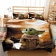 thumbnail image 1 of Star-Wars Yo-da 3 Pcs Comforter Set with 2 Pillowcases,Star-Wars Yod-a Bedding Set Sheet Set for Kids Adults,All Season Lightweight, 1 of 5