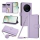 thumbnail image 1 of Funda Tipo Libro para Honor Magic 8 Pro con Ranuras para Tarjetas, Morado Claro, 1 of 6