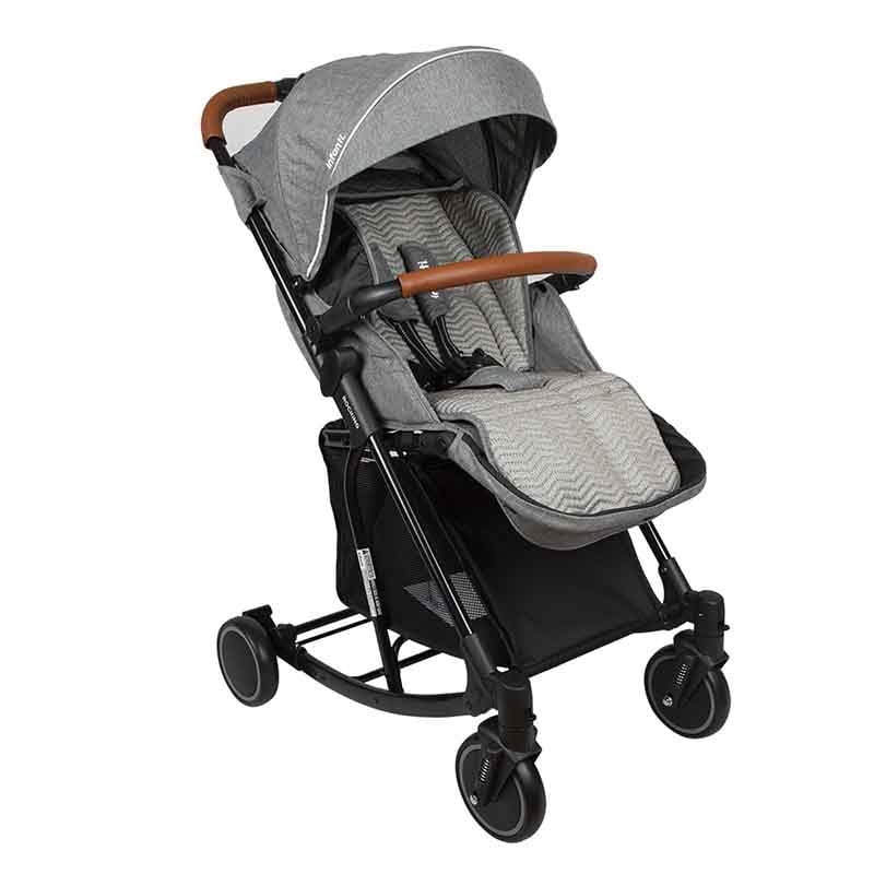Infanti - Coche Bebé Paseo Rocking Negro