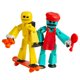 thumbnail image 1 of Paquete Zing Stikbot Chef and Lifestyle de doble acción: incluye 2 Stikbots y muchos accesorios geniales en un paquete ecológico (paquete B, azul y amarillo), 1 of 6