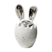 Bothyi - Conejo De Cáscara De Huevo, Adornos De Escritorio, Cerámica, Sala De Estar, Estatuilla De Conejito De Pascua