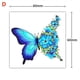 thumbnail image 1 of 3D Tattoo Sticker, Y2k Style Colorful Butterfly Realistic Pattern, Waterproof Temporary Tattoos For Men And Women, 1 of 3