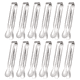 thumbnail image 1 of Pinzas para azúcar, pinzas para hielo, mini pinzas de acero inoxidable para servir, pinzas para aperitivos, pinzas pequeñas de cocina, 1 of 5