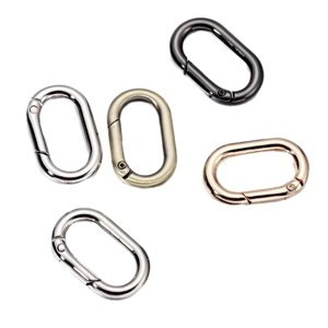 Bothyi - 5 Anillos Ovalados De Resorte De 1.0 In, Mosquetones Ovalados Para Monedero, Joyería, Manualidades, Mixtos