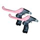 thumbnail image 3 of 2 Piezas De Palanca De Freno De Bicicleta De Tres Dedos, Accesorios De Repuesto Compatibles, Negro Y Rosa, 3 of 5