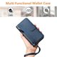 thumbnail image 2 of Funda Billetera Cremallera para BLU View 5 Pro con Porta Tarjetas, Soporte y Correa Azul, 2 of 5