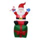 thumbnail image 1 of Papá Noel Inflable De 5.9 Pies En Caja De Regalo LED Incorporado Para Patio Al Aire Libre, 1 of 5