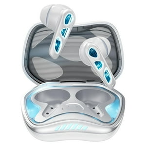 Aaronmei Auriculares Inalámbricos Gaming Bluetooth Blanco