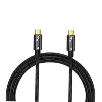 Magideal - Cable Usb, 0,5 M De Longitud, Conexión Usb Tipo C, Video 8K Dual 4K A 60 Hz Con Cable Trenzado De Nailon De Carga De 100 W Para 4 3 Para
