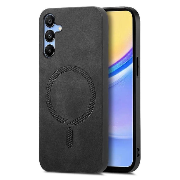 Magnetic Slim Case for Samsung Galaxy A16 with Camera Guard & Anti-Scratch Back Black