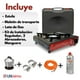 thumbnail image 3 of Cocina Cocinilla Portátil Camping + Kit de Instalación y Lata de Gas, 3 of 11