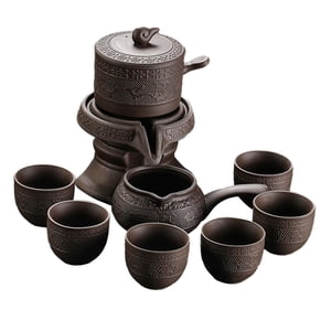 Bothyi - Zisha Kung Fu Tetera De Porcelana Juego De Tetera Hecha A Mano Para Hotel Picnic Cumpleaños Estilo B
