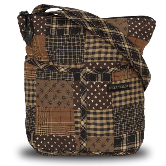 Bolso Bella Taylor 20x28x3 cm Gris Piedra Acolchado