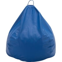 Máxima Design - Pouf Pera Infantil Azul Eco Cuero 60X50X50 Cm