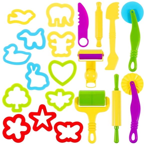 Set de herramientas para plastilina Oun Nana de 20 piezas para niños, color aleatorio