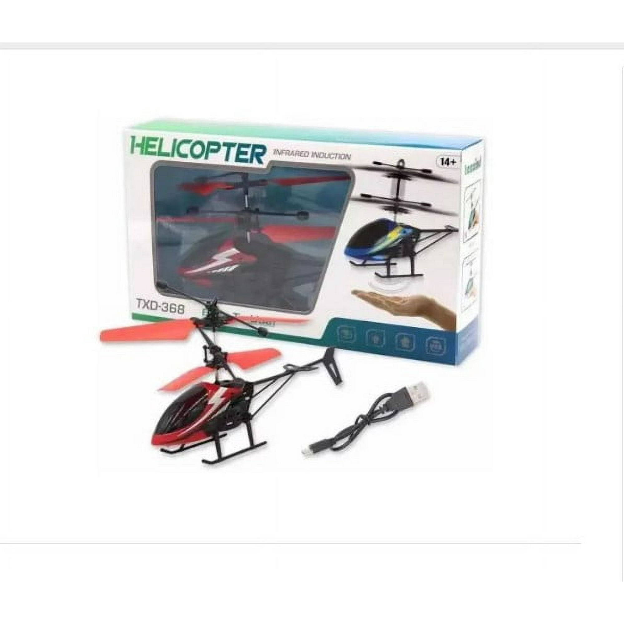 Genérico - Helicoptero Moderno Con Sensor Recargable Volador Rojo