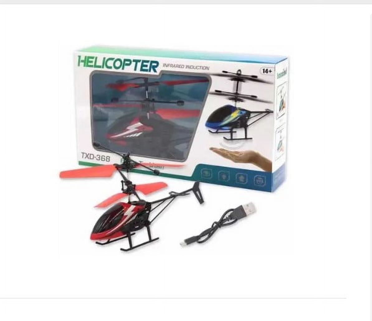 Genérico - Helicoptero Moderno Con Sensor Recargable Volador Rojo
