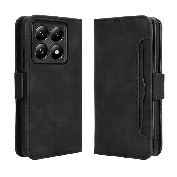 Funda Tipo Billetera FOXDOCK para Xiaomi 14T Pro – Tapa Flip con Tarjetero