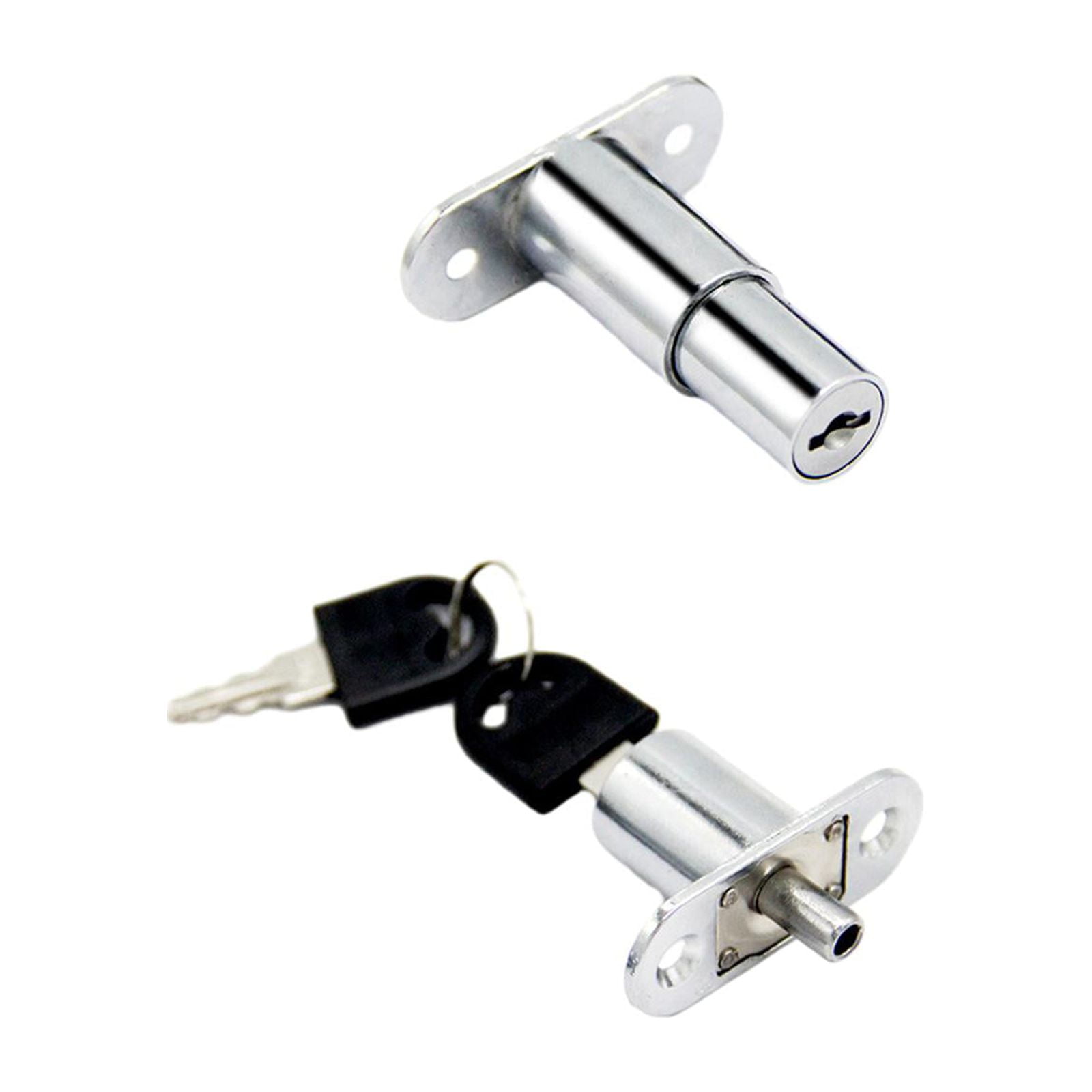 Bothyi - Cerradura De Ventana De Puerta Corredera Con Cerradura De Contador De Llaves Para Cerradura De Nevera Cerradura De Buzón Grande