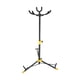 thumbnail image 1 of Soporte Triple Para Guitarra, Soporte Para Instrumento Musical, Guitarra Clásica, Violonchelo, Cabezal De Goma Amarillo., 1 of 5