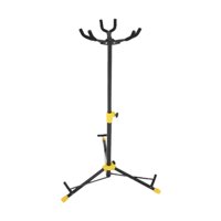 Bothyi - Soporte Triple Para Guitarra, Soporte Para Instrumento Musical, Guitarra Clásica, Violonchelo, Cabezal De Goma Amarillo.
