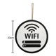 thumbnail image 2 of Letrero Pizarra Wifi Letrero Decorativo Clave Wifi Hogar Red blanco, 2 of 2