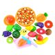 thumbnail image 1 of Los Ni?os Fingen El Juego De Roles Cocina Cortando Fruta Vegetal Comida Juguete 24 Piezas, 1 of 5