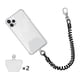 thumbnail image 2 of Cordón para teléfono celular con parche, correa universal para muñeca para smartphone, incluye 1 cordón y 2 pestañas de sujeción., 2 of 8