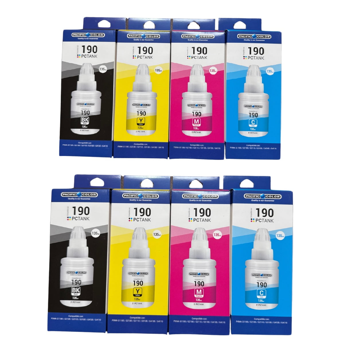 Genérico - Pack X2 Tintas Compatibles Para Gi-190 G2110/g3110/g4110