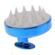 thumbnail image 4 of Silicona Cuero Cabelludo Champú Masaje Cepillo Lavado Masajeador Peine De Pelo Azul, 4 of 5