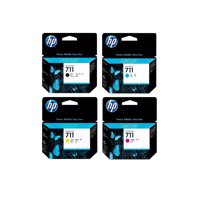Pack Cartuchos Hp 711Xl Negro + 711 Colores N/M/C/Y